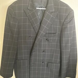 Paul Fredrick Black Windowpane Sport Coat